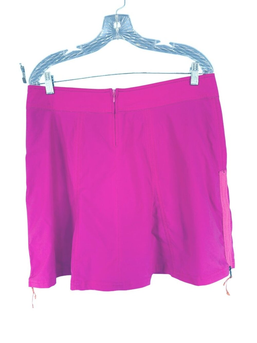 NWOT Title Nine Trail Mix Pink Athletic Travel Side Zip Cargo Skort Skirt 10 - Picture 11 of 13